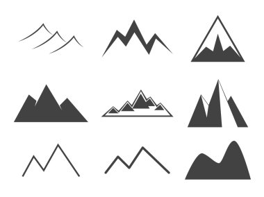 dağ Icons set.
