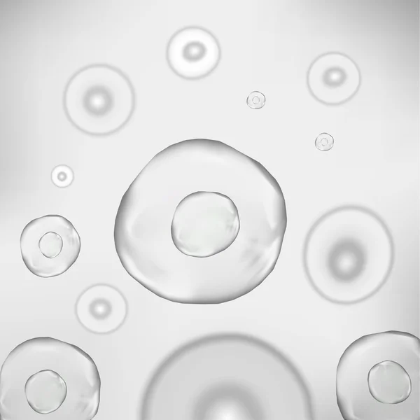 Cellule grise. Vie et biologie, médecine scientifique, recherche moléculaire concept ADN — Image vectorielle