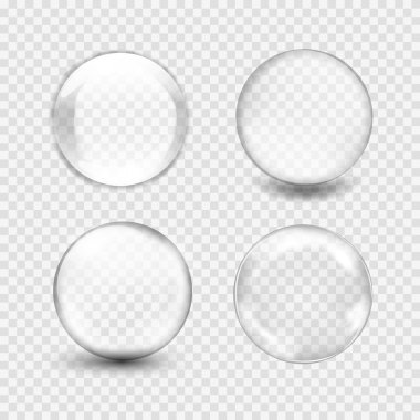 kamaşma ve vurguları olan beyaz şeffaf cam Küre