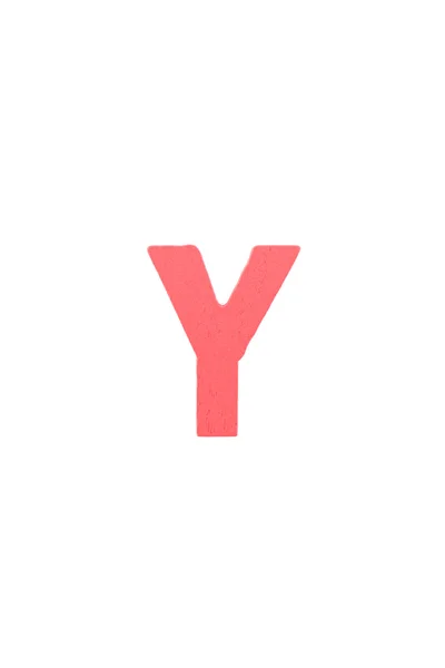 Изолированная буква Y — стоковое фото