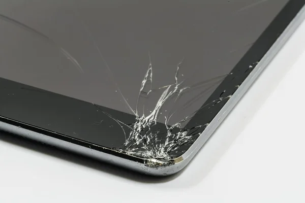 Broken tablet — Stock Photo, Image