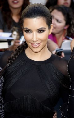 TV personality Kim Kardashian clipart