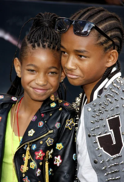 Willow Smith e Jaden Smith — Fotografia de Stock