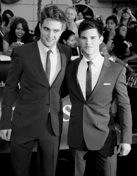 Robert Pattison en Taylor Lautner — Stockfoto