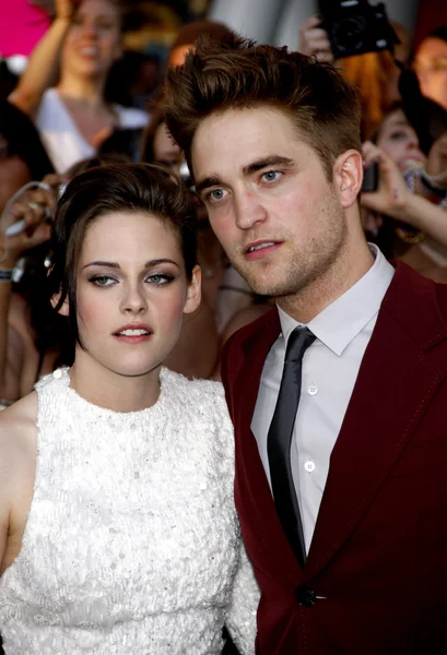 Kristen Stewart e Robert Pattison — Foto Stock