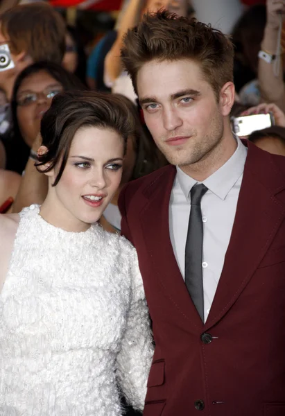 Kristen stewart und robert pattison — Stockfoto