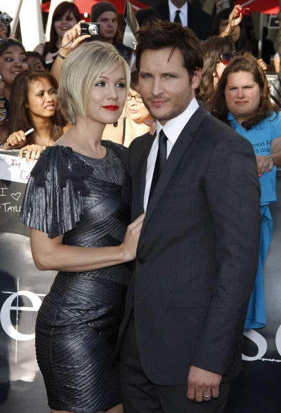 Peter facinelli a jennie garth — Stock fotografie