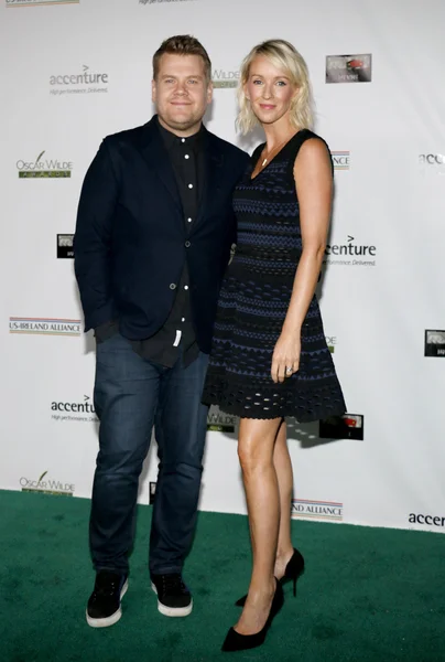 James Corden a Julia Carey — Stock fotografie