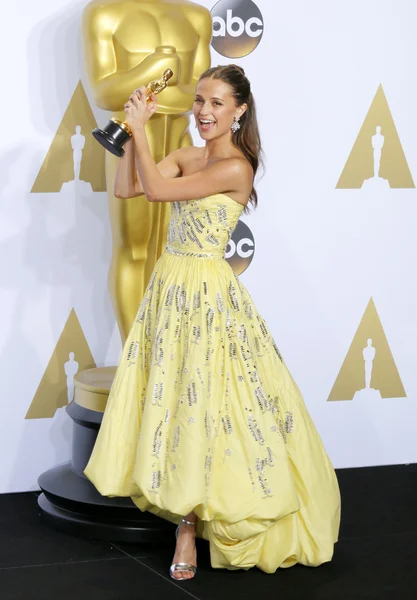 Aktris Alicia Vikander — Stok Foto