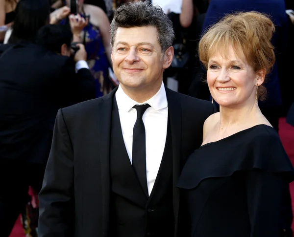 Lorraine Ashbourne e Andy Serkis — Fotografia de Stock