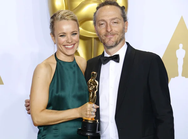 Rachel McAdams y Emmanuel Lubezki — Foto de Stock