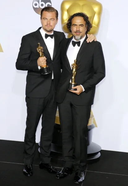 Alejandro Gonzalez Inarritu 및 Leonardo Dicaprio — 스톡 사진