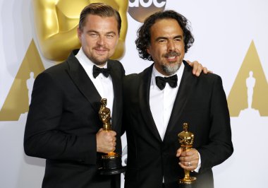Leonardo DiCaprio and Alejandro Gonzalez Inarritu clipart