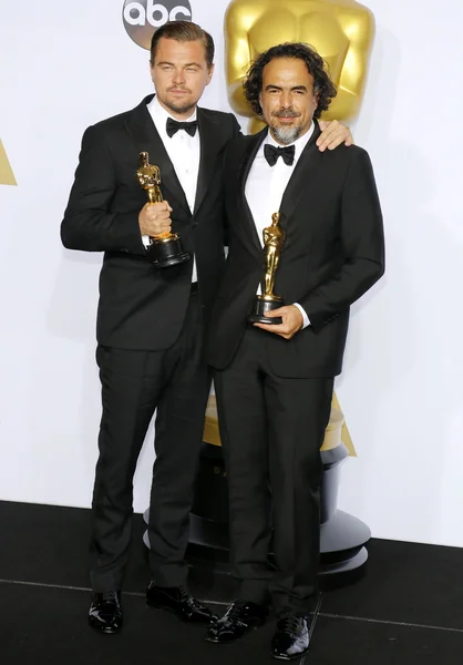 Leonardo DiCaprio and Alejandro Gonzalez Inarritu — Stock Photo, Image