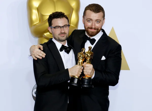 Jimmy Napes and Sam Smith — Stock Photo, Image