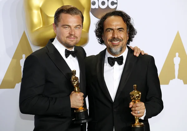 Leonardo DiCaprio e Alejandro González Inarritu — Fotografia de Stock