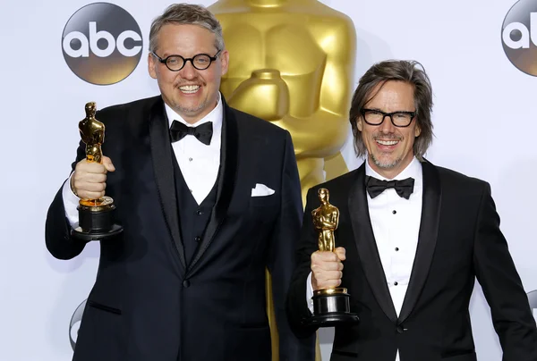 Charles Randolph and Adam McKay — Stockfoto