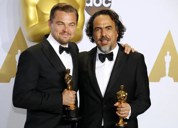 Leonardo DiCaprio and Alejandro Gonzalez Inarritu — Stock Photo, Image