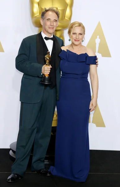 Patricia Arquette och markera Rylance — Stockfoto