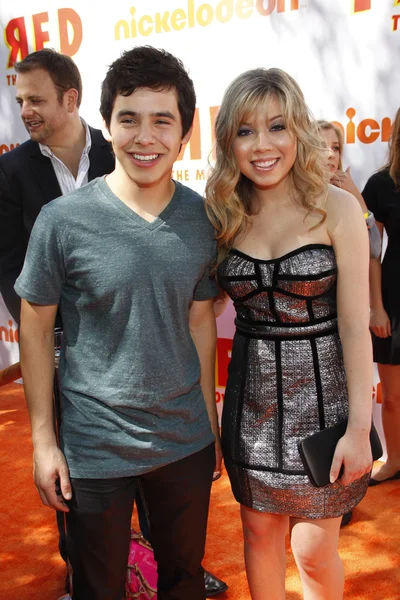 Jennette McCurdy y David Archuleta — Foto de Stock