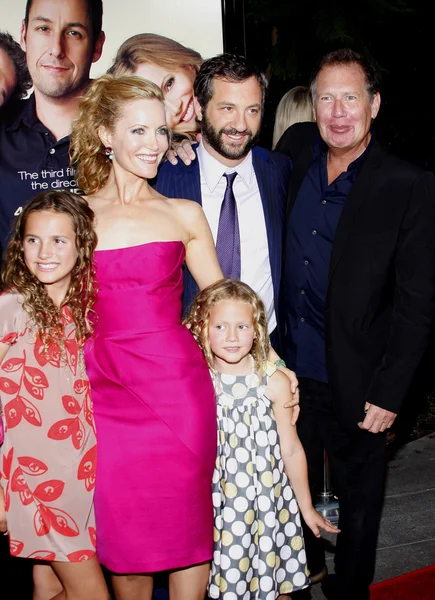 Leslie Mann y Judd Apatow — Foto de Stock