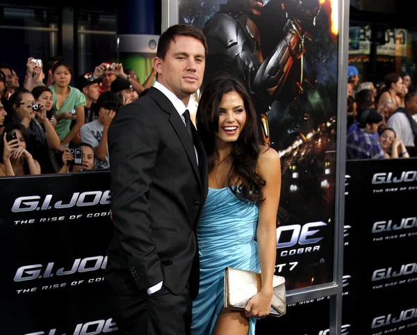 Channing Tatum e Jenna Dewan — Fotografia de Stock