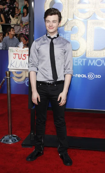 Acteur Chris Colfer — Stockfoto