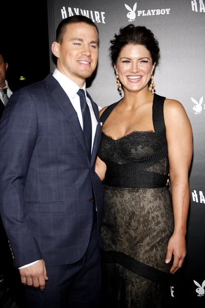 Channing Tatum e Gina Carano — Fotografia de Stock