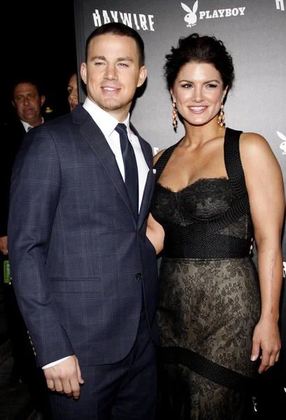 Channing Tatum e Gina Carano — Fotografia de Stock