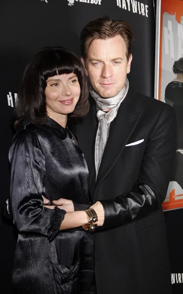 Ewan mcgregor en vrouw Eva mavrakis — Stockfoto