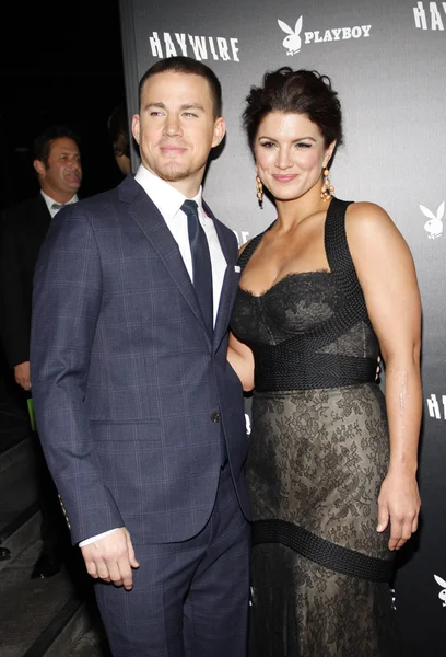 Channing Tatum ve Gina Carano — Stok fotoğraf