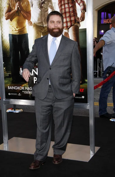 Ator Zach Galifianakis — Fotografia de Stock