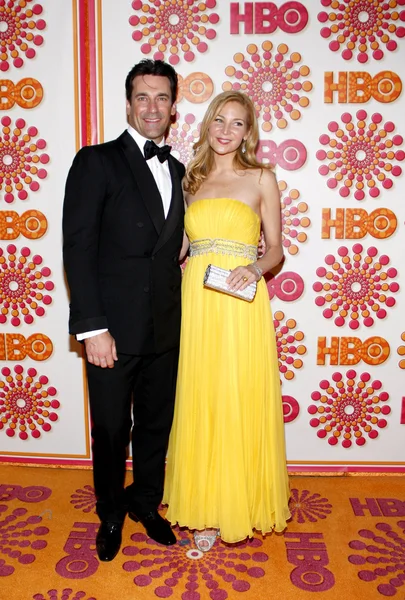 Jon hamm a jennifer westfeldt — Stock fotografie