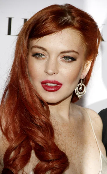 Attrice e cantante Lindsay Lohan — Foto Stock