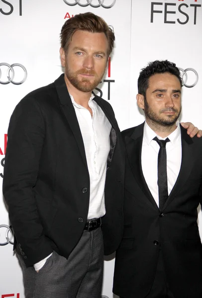 Ewan McGregor and J.A. Bayona — Stock Photo, Image