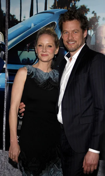 James tupper och anne heche — Stockfoto