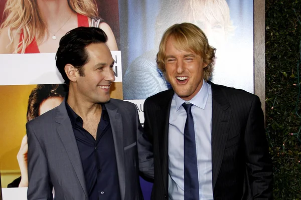 Paul Rudd y Owen Wilson — Foto de Stock