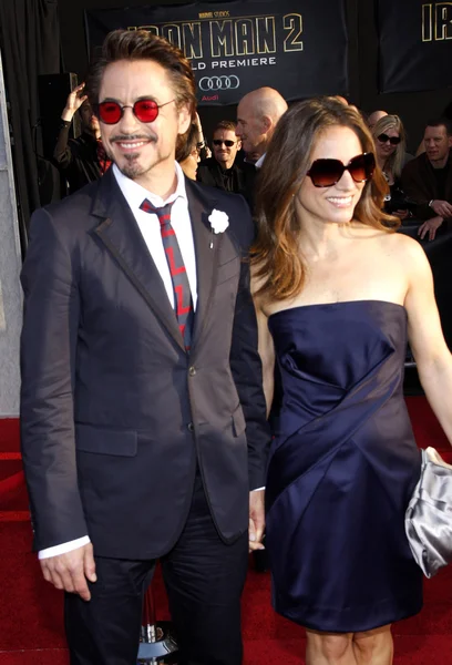 Robert Downey Jr dan Susan Downey — Stok Foto