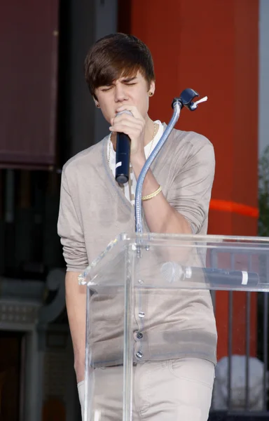 Cantante Justin Bieber — Foto de Stock