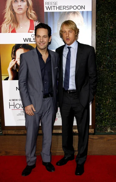 Paul Rudd i Owen Wilson — Zdjęcie stockowe