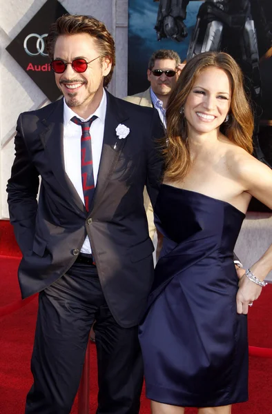 Robert Downey Jr. y Susan Downey — Foto de Stock