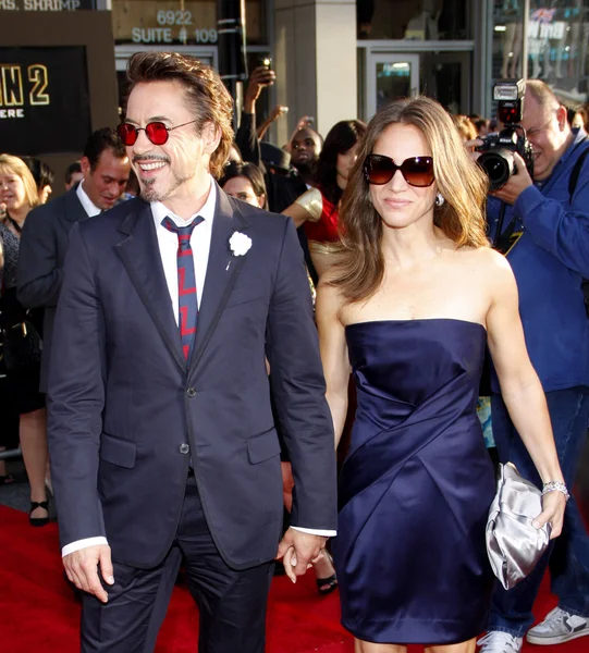 Robert Downey Jr. y Susan Downey — Foto de Stock