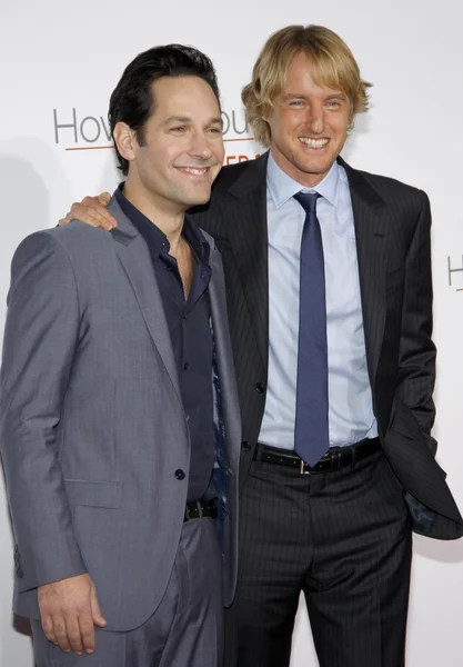 Paul Rudd en Owen Wilson — Stockfoto