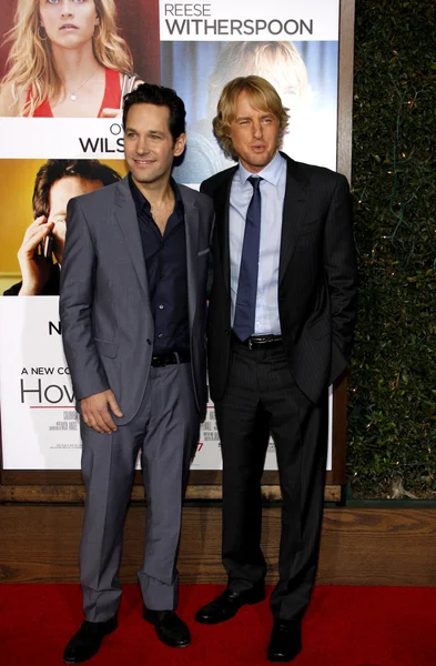 Paul Rudd i Owen Wilson — Zdjęcie stockowe