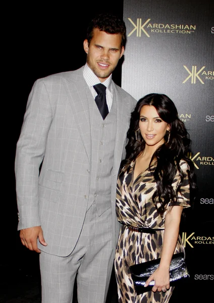 Kris Humphries and Kim Kardashian — Stock Photo, Image