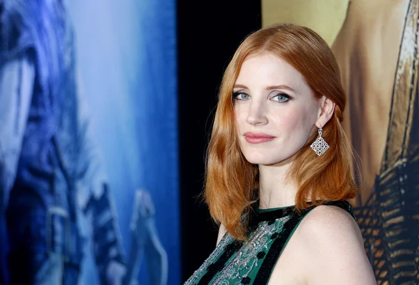 Herečka jessica chastain — Stock fotografie