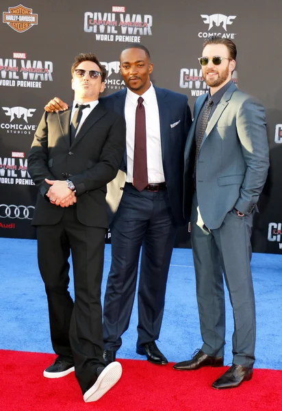 Captain America: Bürgerkriegs-Premiere — Stockfoto