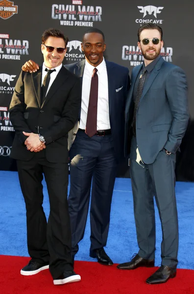 Captain America: Bürgerkriegs-Premiere — Stockfoto