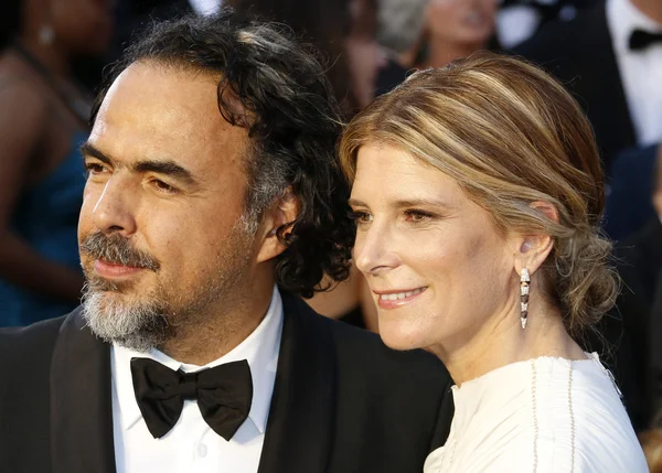 Alejandro Gonzalez Inarritu och Maria Eladia — Stockfoto