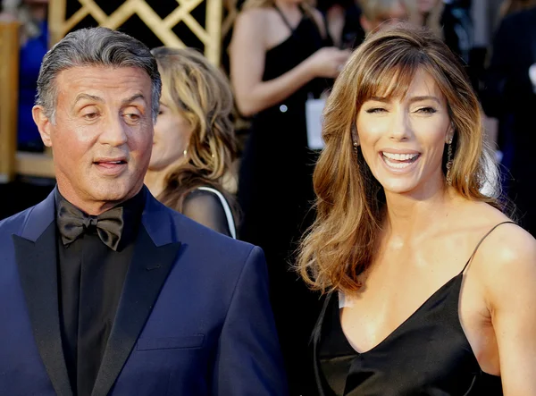 Sylvester Stallone y Jennifer Flavin — Foto de Stock